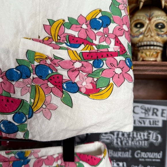 Bailey Rose - Summer Fruit Watermelon Banana Flower Vest - size medium - Picture 4 of 7